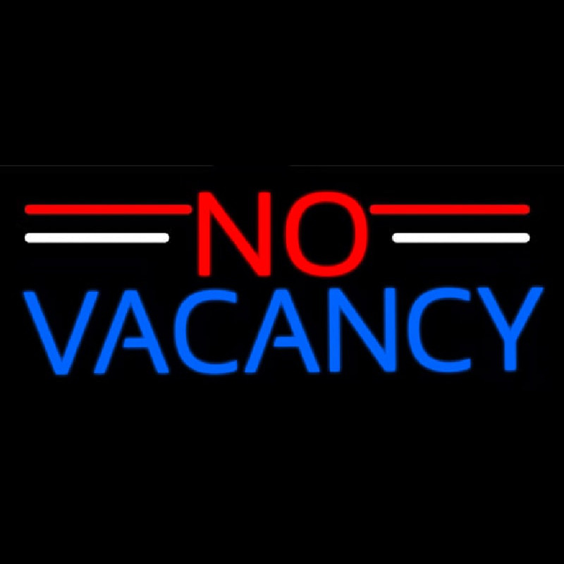 Custom No Vacancy Neon Sign USA