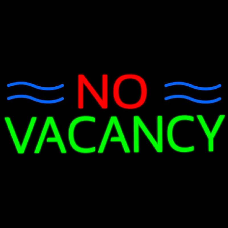 Custom No Vacancy Neon Sign USA