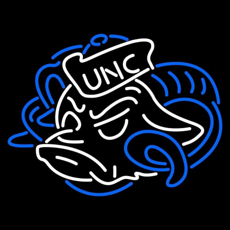 Custom North Carolina Tar Heels Primary 1983 1998 Logo NCAA Neon Sign Neon Sign USA