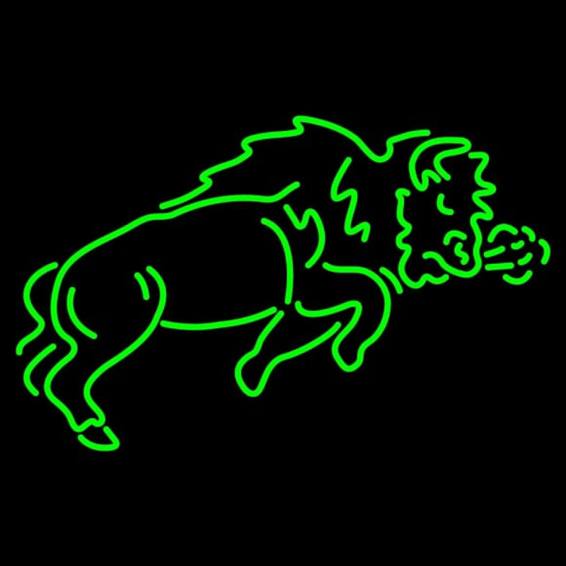 Custom North Dakota State Bison Secondary Pres Logo NCAA Neon Sign Neon Sign USA