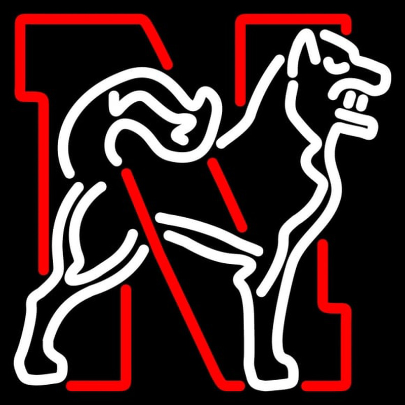 Custom Northeastern Huskies Alternate Logo NCAA Neon Sign Neon Sign USA