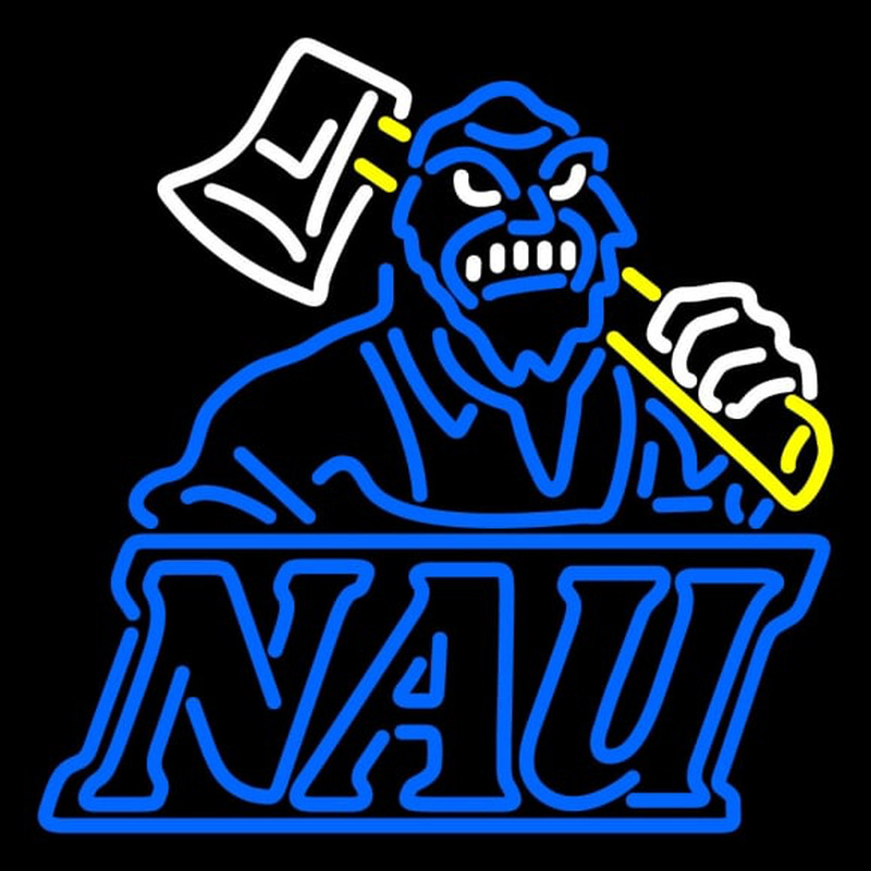 Custom Northern Arizona Lumberjacks Alternate Pres Logo NCAA Neon Sign Neon Sign USA