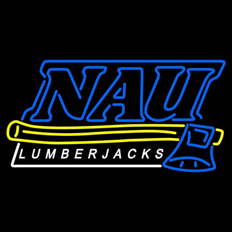 Custom Northern Arizona Lumberjacks Primary Pres Logo NCAA Neon Sign Neon Sign USA