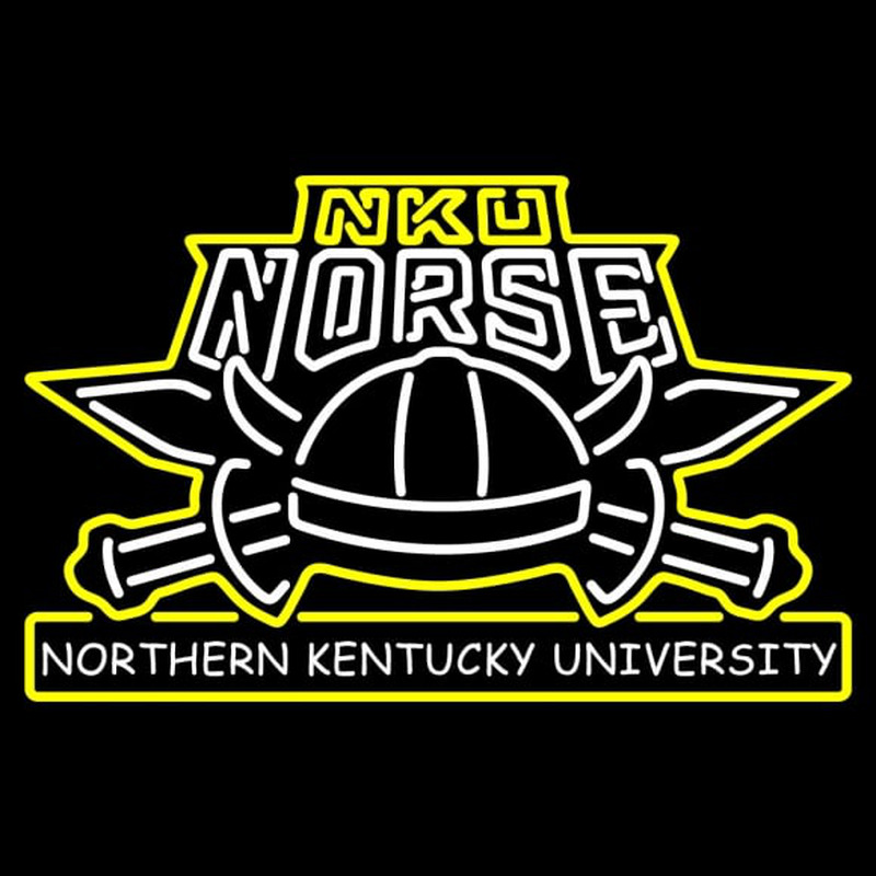 Custom Northern Kentucky Norse Alternate Pres Logo NCAA Neon Sign Neon Sign USA