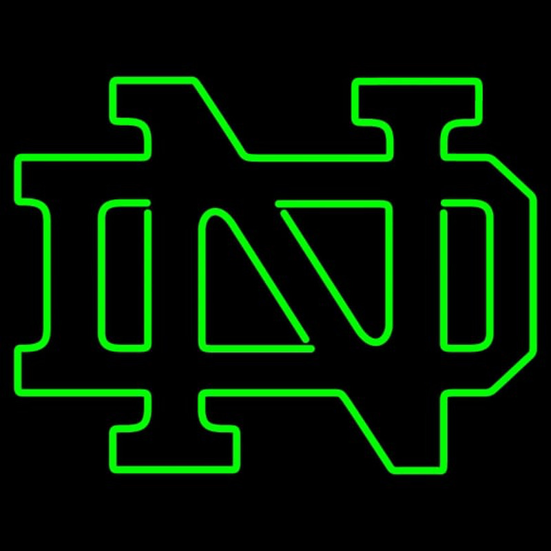 Custom Notre Dame Fighting Irish Alternate Pres Logo NCAA Neon Sign Neon Sign USA
