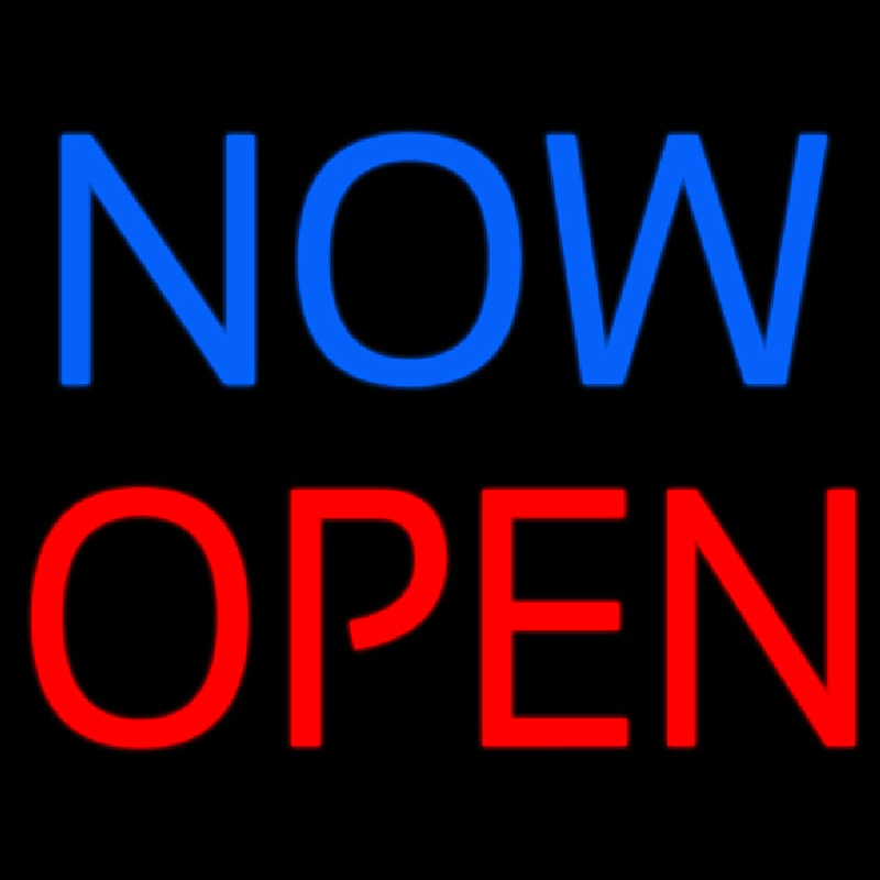 Custom Now Open Neon Sign USA
