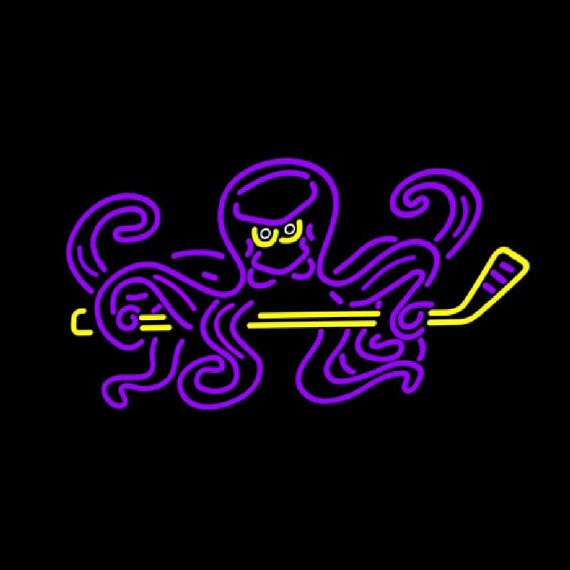 Custom Octopus Hockey Neon Sign USA