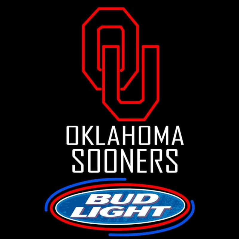 Custom Oklahoma Sooners Bud Light Logo Neon Sign Neon Sign USA