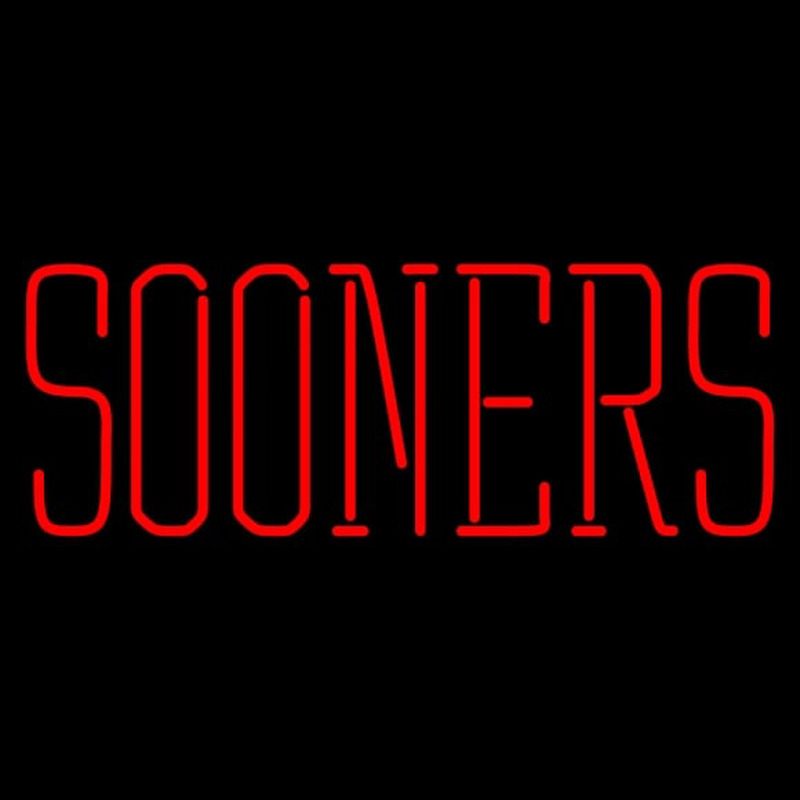 Custom Oklahoma Sooners Wordmark Pres Logo NCAA Neon Sign Neon Sign USA