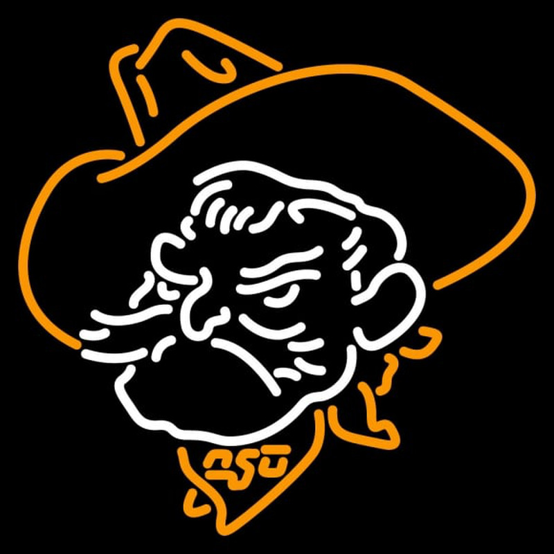 Custom Oklahoma State Cowboys Secondary Pres Logo NCAA Neon Sign Neon Sign USA