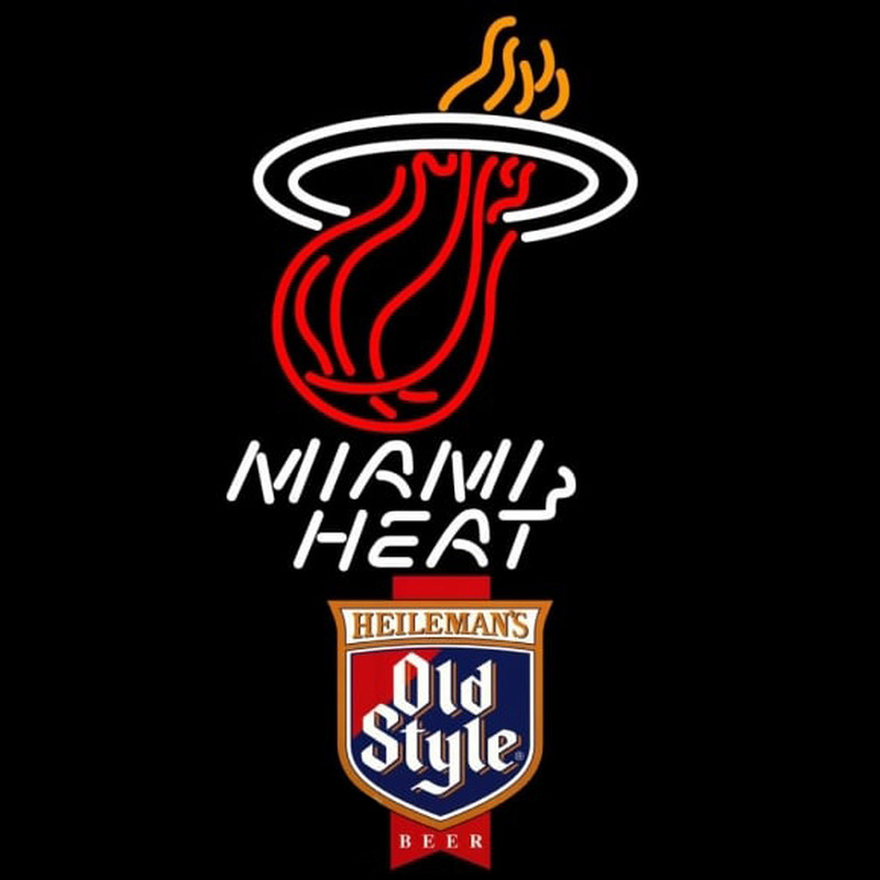 Custom Old Style Miami Heat NBA Beer Sign Neon Sign USA