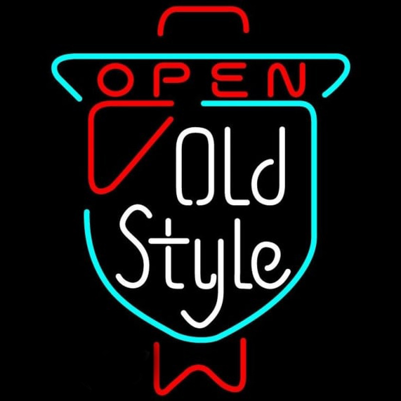 Custom Old Style OPEN Beer Sign Neon Sign USA
