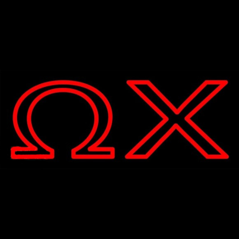 Custom Omega Chi Neon Sign USA