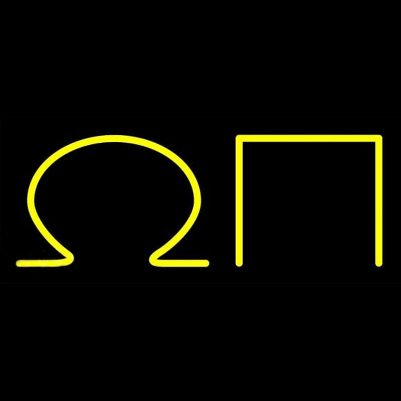 Custom Omega Pi Neon Sign USA