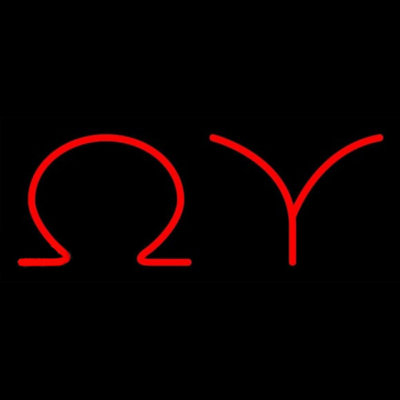 Custom Omega Upsilon Neon Sign USA