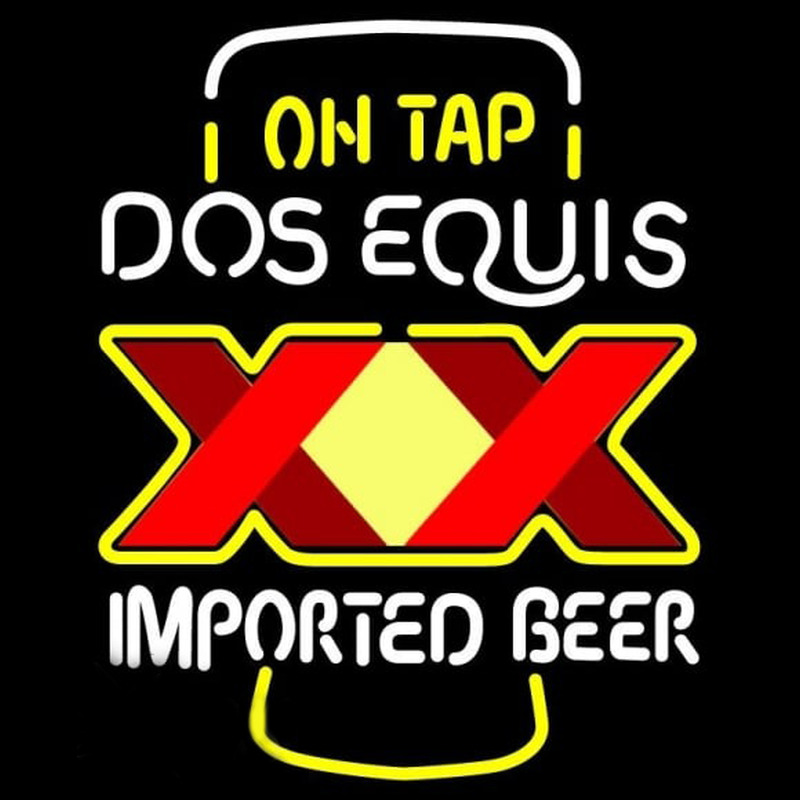 Custom On Tap Dos Equis Beer Sign Neon Sign USA
