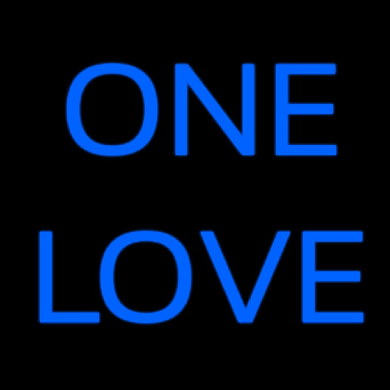 Custom One Love Neon Sign USA