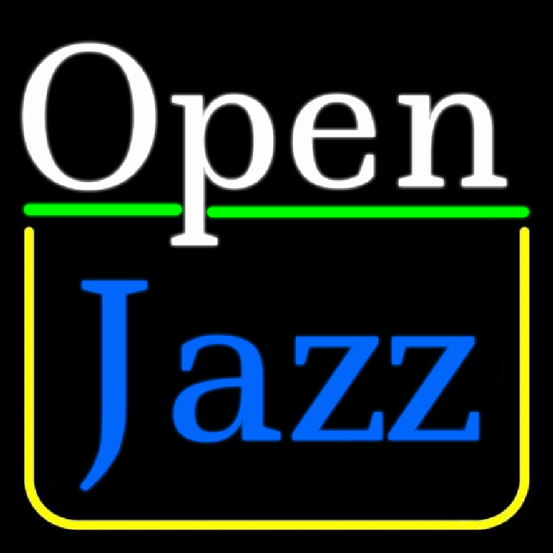 Custom Open Jazz Neon Sign USA
