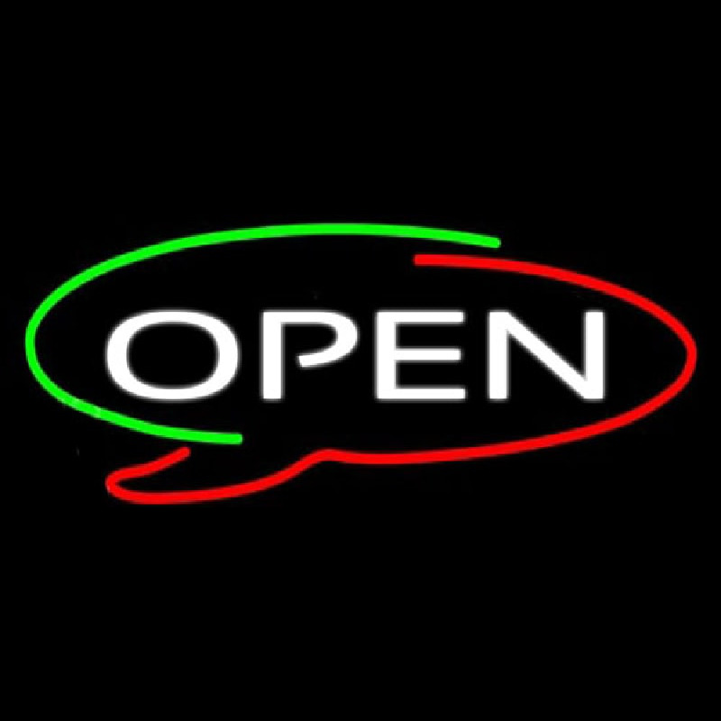 Custom Open Logo Neon Sign USA