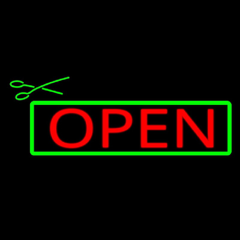 Custom Open Neon Sign USA