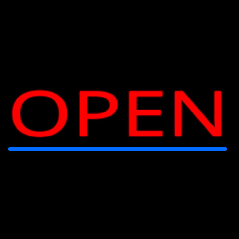 Custom Open Neon Sign USA