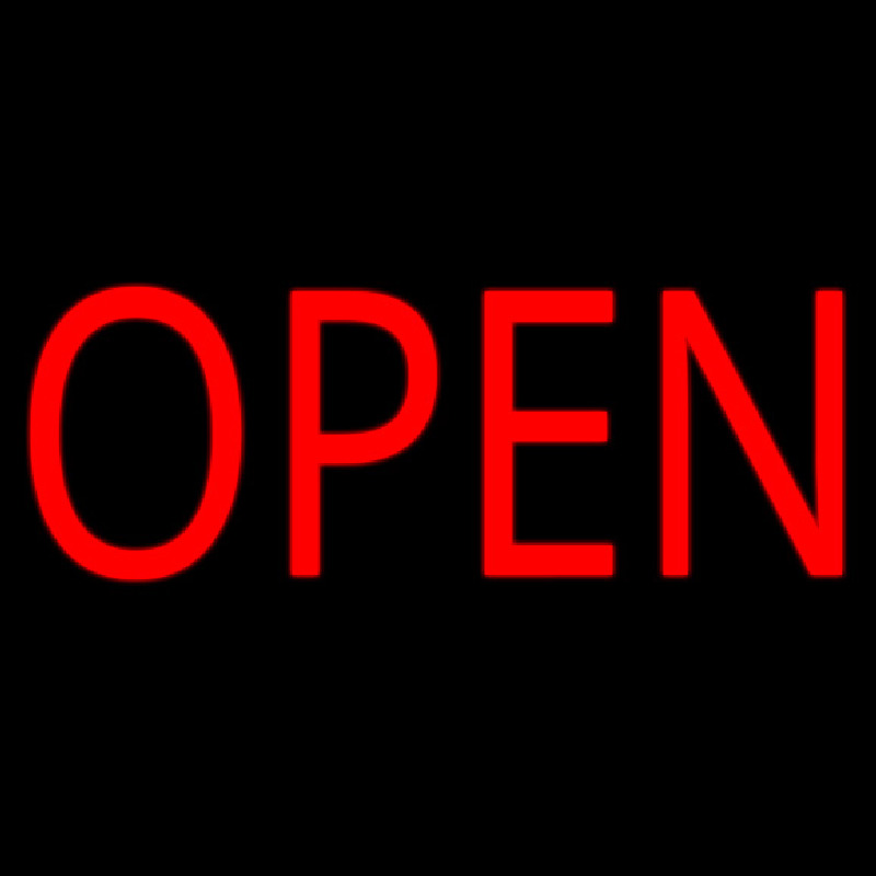 Custom Open Neon Sign USA