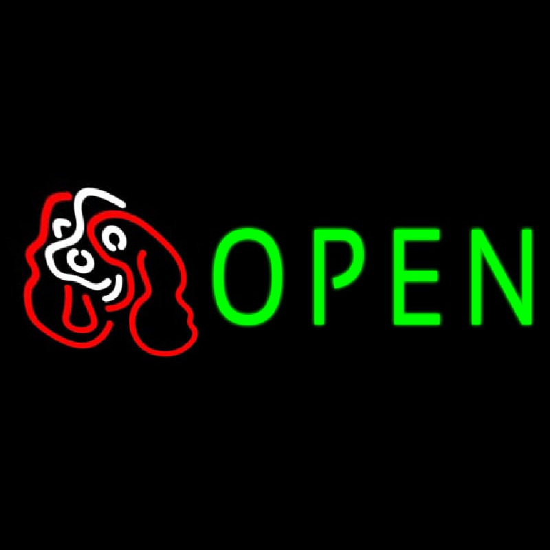 Custom Open Neon Sign USA