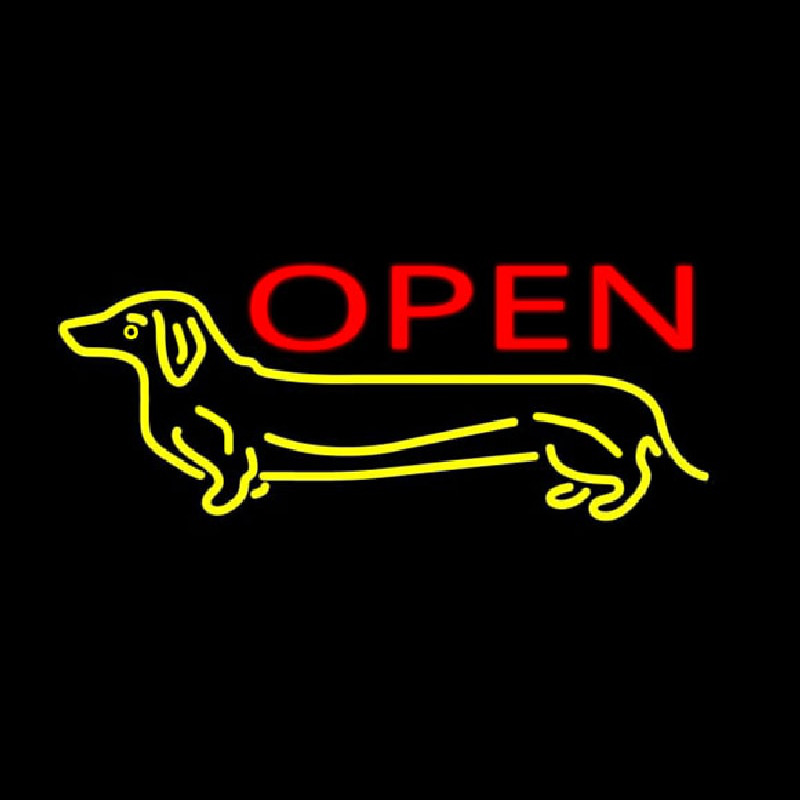 Custom Open Neon Sign USA