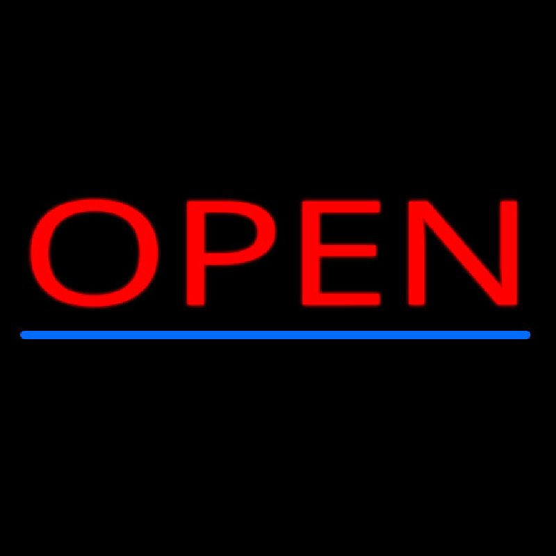 Custom Open Neon Sign USA