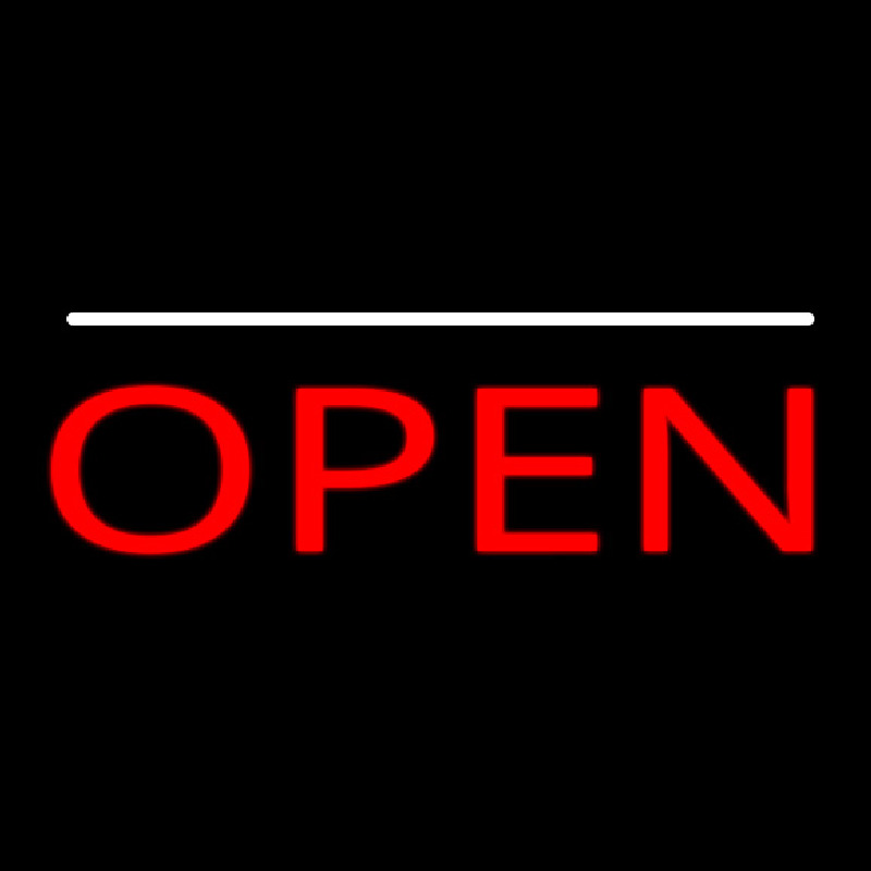 Custom Open Neon Sign USA