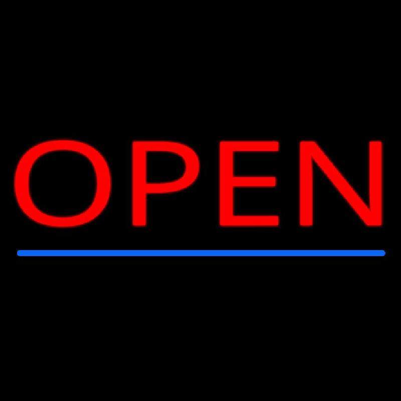 Custom Open Neon Sign USA