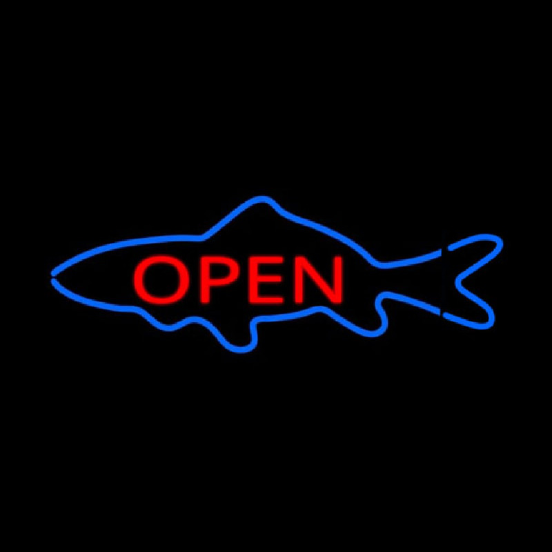 Custom Open Neon Sign USA