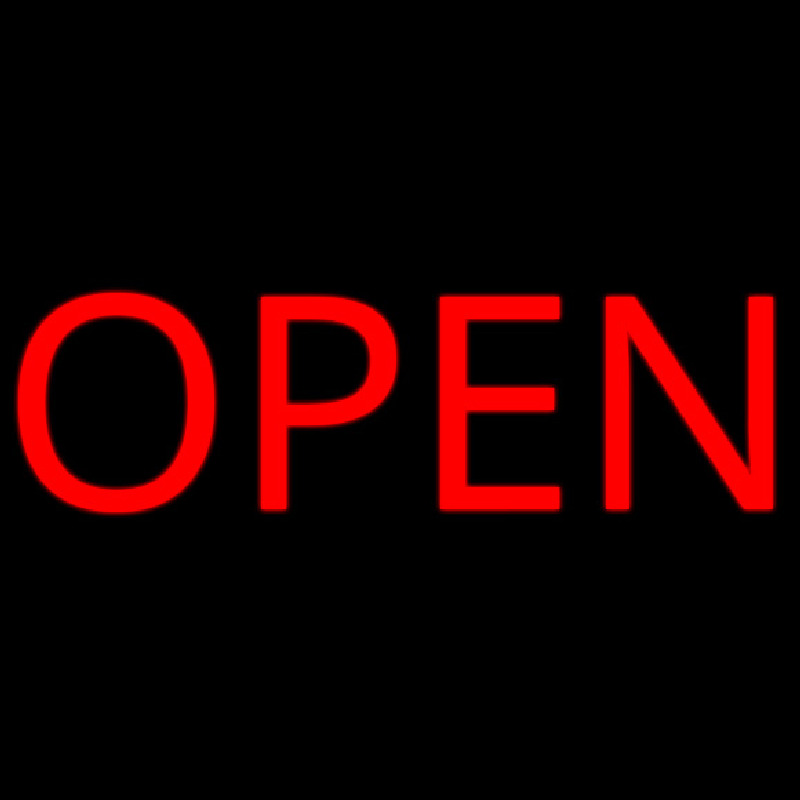 Custom Open Neon Sign USA