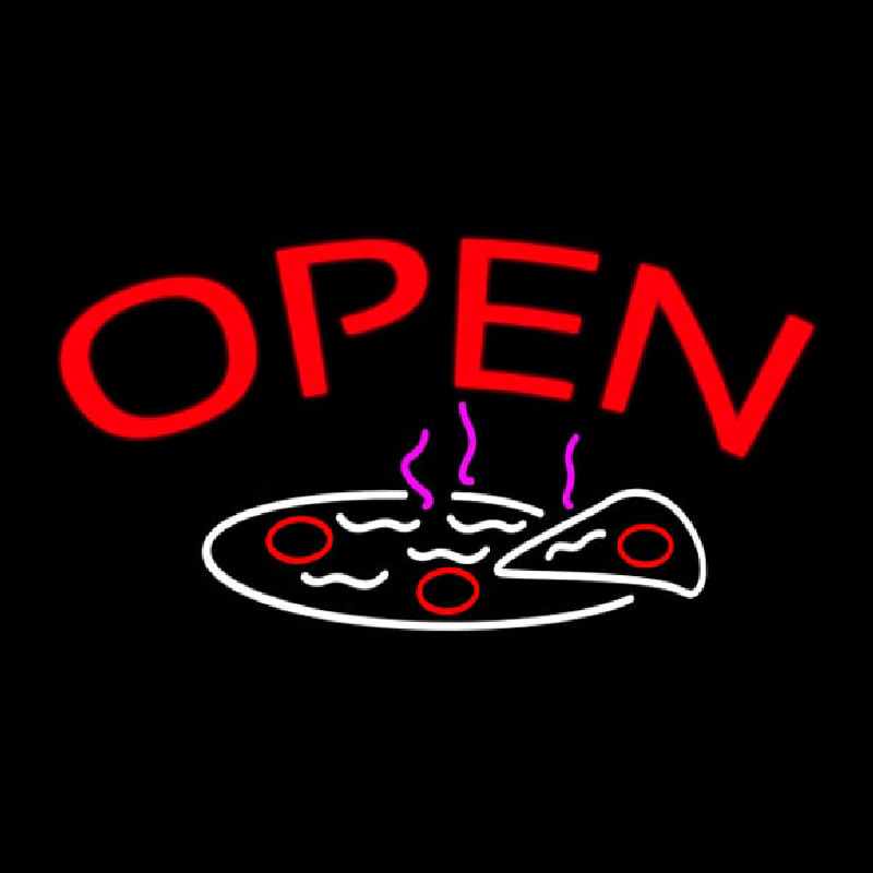 Custom Open Pizza Neon Sign USA