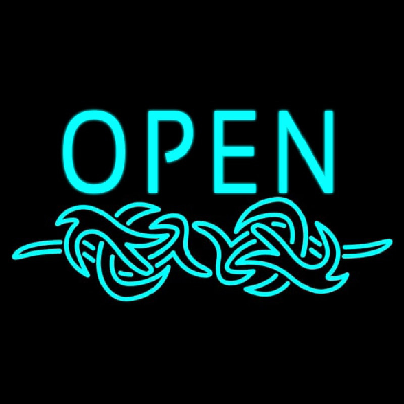 Custom Open Tattoo Lgoo Neon Sign USA