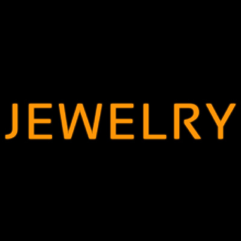 Custom Orange Jewelry Neon Sign USA