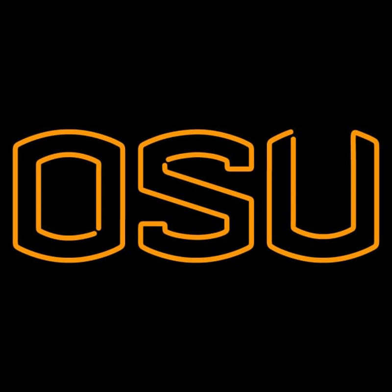 Custom Oregon State Beavers Wordmark Logo NCAA Neon Sign Neon Sign USA