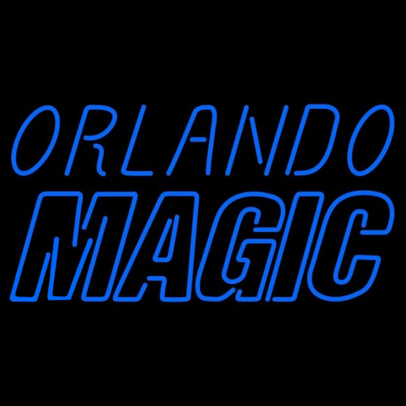 Custom Orlando Magic Wordmark 2000 01pres Logo NBA Neon Sign Neon Sign USA