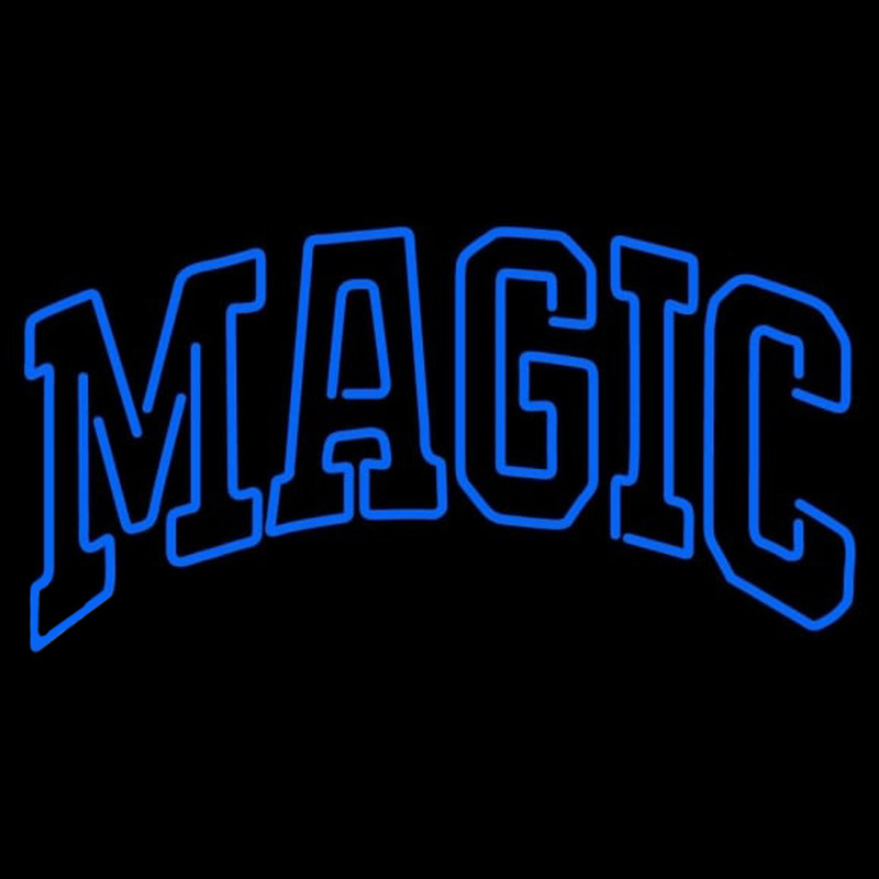 Custom Orlando Magic Wordmark 2003 04 2007 08 Logo NBA Neon Sign Neon Sign USA