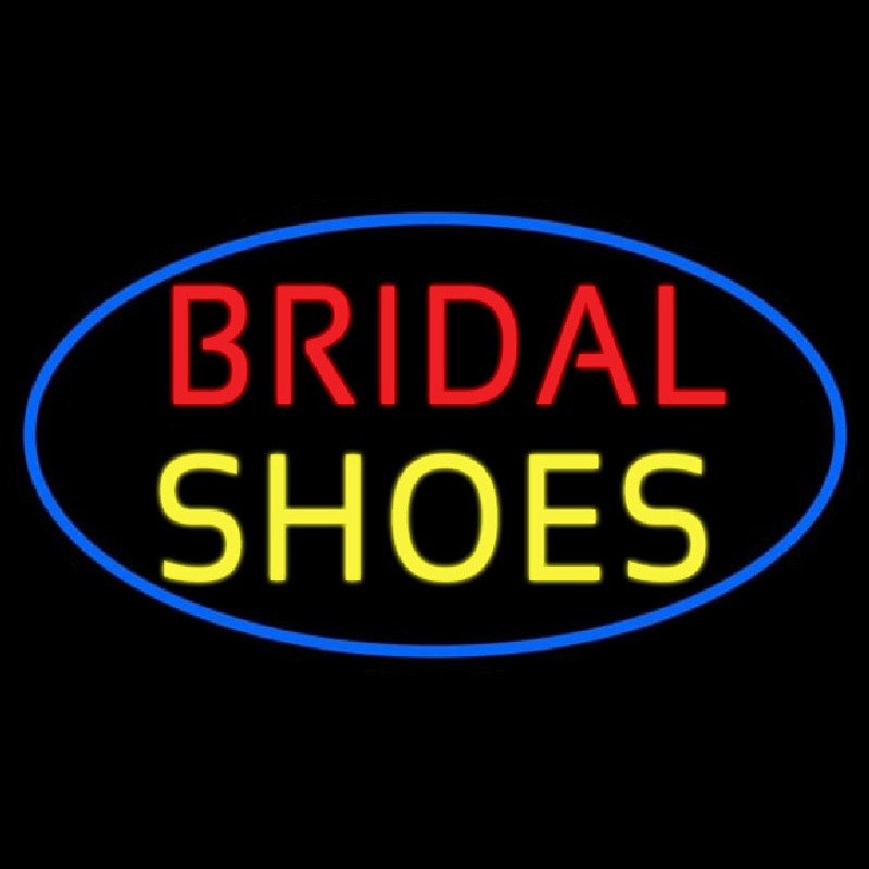 Custom Oval Bridal Shoes Neon Sign USA