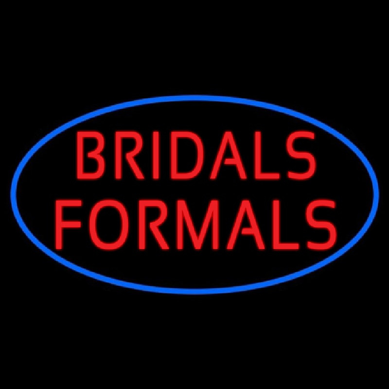 Custom Oval Bridals Formals Neon Sign USA