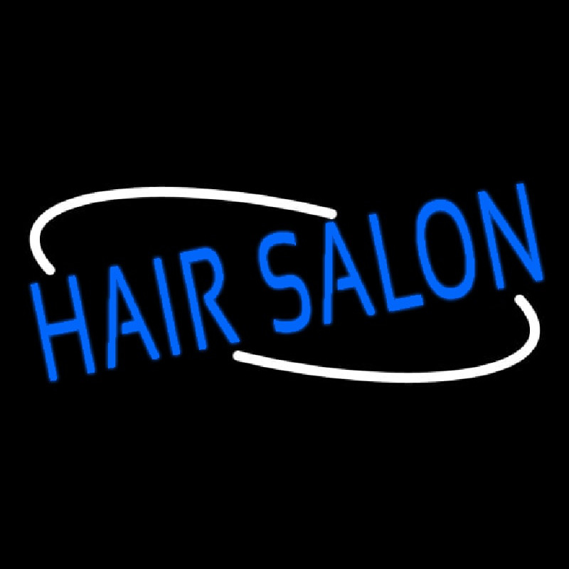 Custom Oval Hair Salon Neon Sign USA