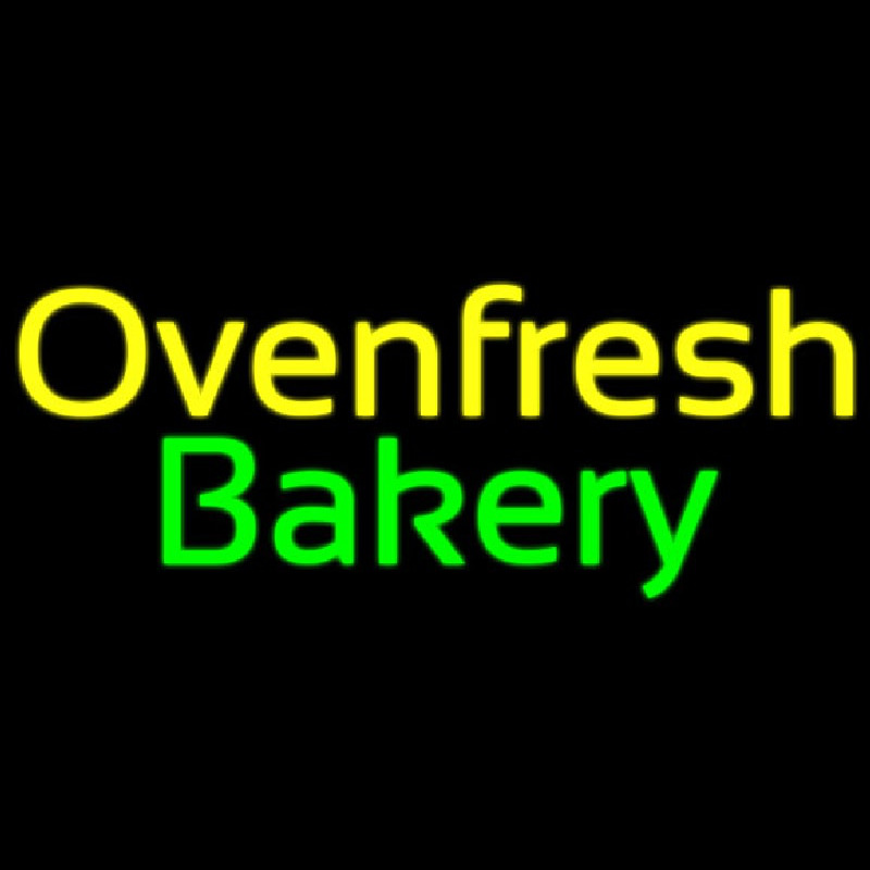 Custom Oven Fresh Bakery Neon Sign USA
