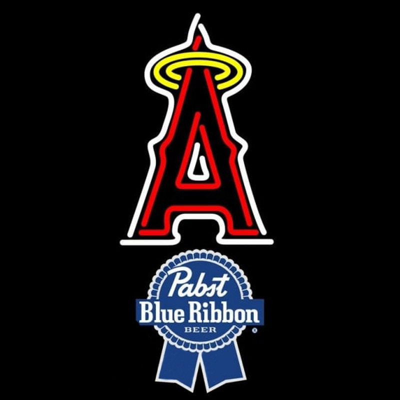 Custom Pabst Blue Ribbon Anaheim Angels MLB Beer Sign Neon Sign USA