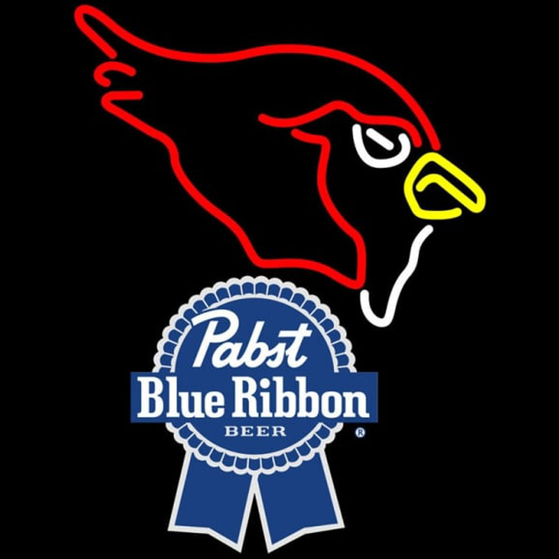 Custom Pabst Blue Ribbon Arizona Cardinals NFL Neon Sign Neon Sign USA