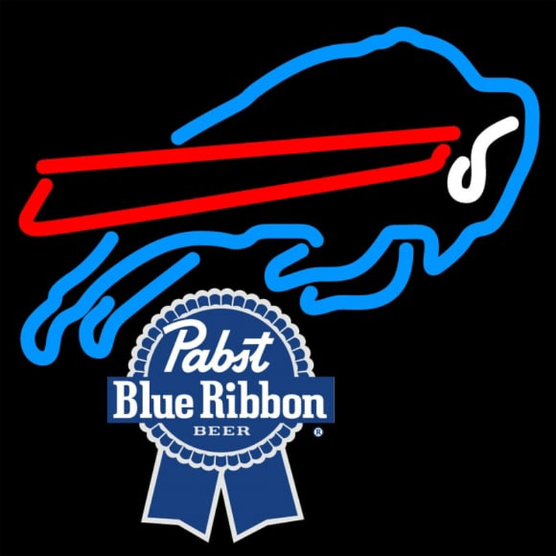 Custom Pabst Blue Ribbon Buffalo Bills NFL Neon Sign Neon Sign USA
