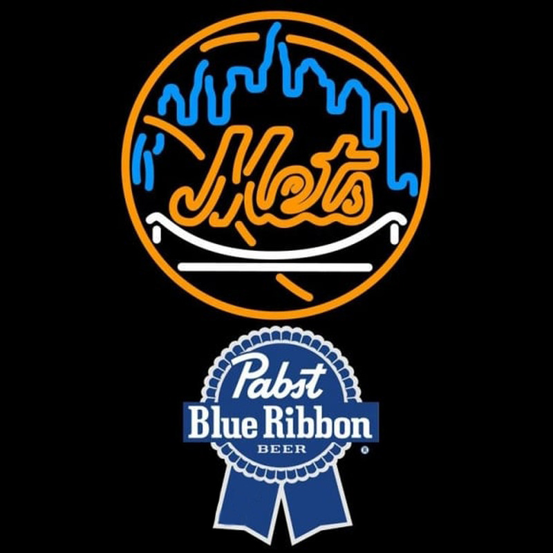 Custom Pabst Blue Ribbon New York Mets MLB Beer Sign Neon Sign USA