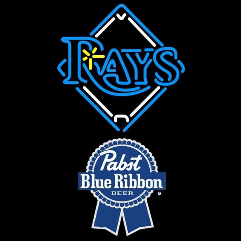 Custom Pabst Blue Ribbon Tampa Bay Rays MLB Beer Sign Neon Sign USA