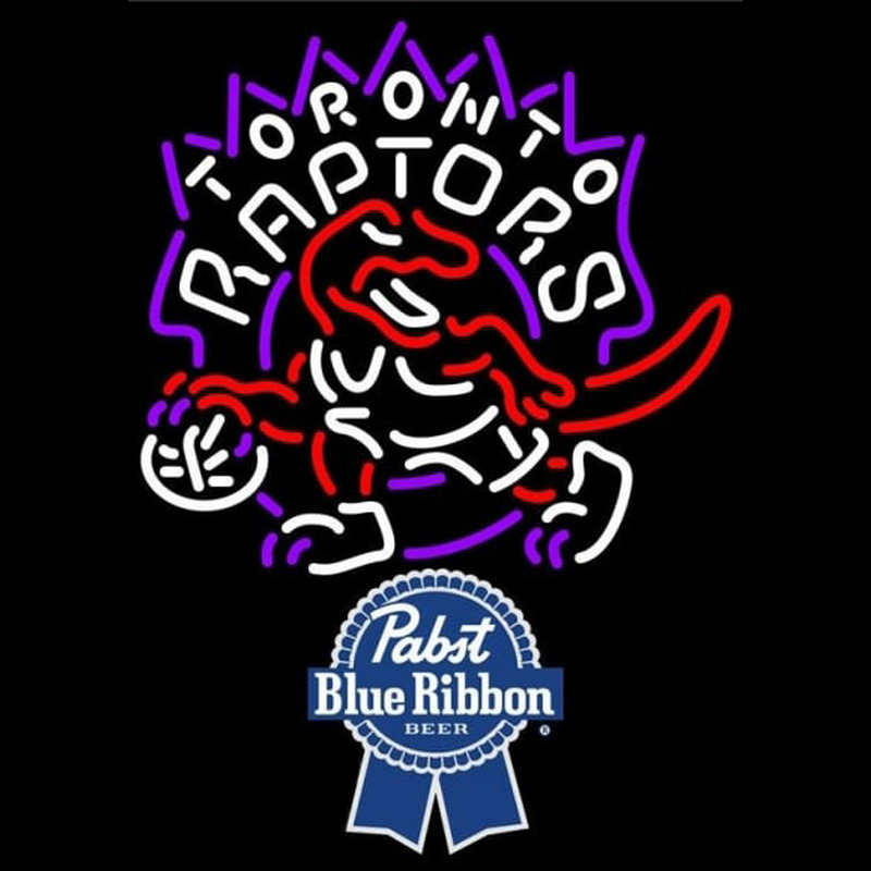 Custom Pabst Blue Ribbon Toronto Raptors NBA Beer Sign Neon Sign USA