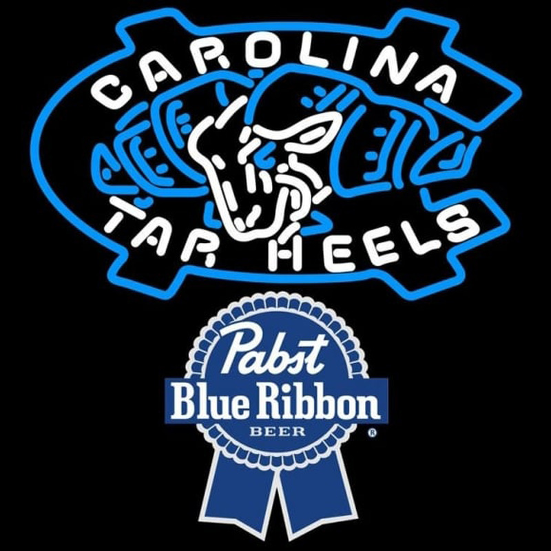 Custom Pabst Blue Ribbon Unc North Carolina Tar Heels MLB Beer Sign Neon Sign USA